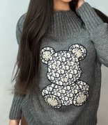 Minouu sweter z misiem rozmiar uniwersalny