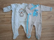 2 x Pajacyk niemowlęcy  rozm. 62/68 - 3/6 m-cy