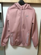 Kurtka Przejściowa Softshell 4F Dziewczęca Różowa NeoDry 5000 Rozmiar 158