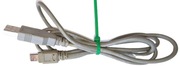 Kabel USB na miniUSB 100 cm szary używany sprawny