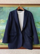 Zara marynarka męska granatowa casual slim fit miejska 