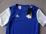 Koszulka sportowa piłkarska z krótkim rękawem t-shirt Adidas 9-10 lat 140