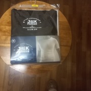 Nowa koszulka bawełniana męska czarna z rękawem krótkim M