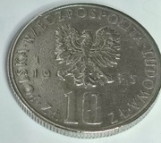 1975 - moneta o nominale 10 zł - Bolesław Prus 