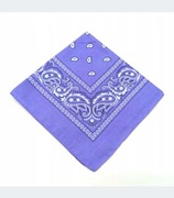 Chusteczka apaszka szal BANDAMKA fioletowa.