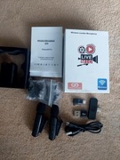 2x Mikrofon bezprzewodowy krawatowy na klip do smartfonów