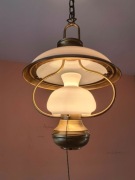 Punktowa Lampa Wisząca z Mosiądzu