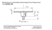 MEMBRANA DO MIESZADŁA PRÓŻNIOWEGO FIRMY WASSERMAN TYP WAMIX-2