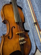 Skrzypce Verona Violin FT-V11 rozmiar 4/4 + Pokrowiec + Tłumik