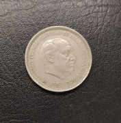 Ultra rzadka moneta 50 Peset Hiszpania 1957 Franco, nakład tylko 25.000!