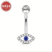 Kolczyk do Pępka”Diabelskie Oko” 925 Srebro