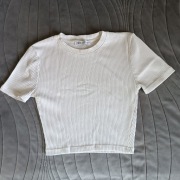 T-shirt dziewczęcy biały - "Zara" - rozm.S