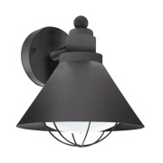 BARROSELA lampa ścienna kinkiet zewnętrzny E27 czarny