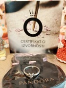 Srebrny pierścionek Pandora Disney Myszka Minnie 