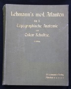 Stara książka niemiecka.Atlas Topographische Anatomie O.Schulze za 199,99zl
