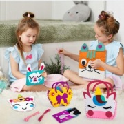 ZESTAW SZYCIE Z  FILCU 7W1 TOREBKI I ZWIERZĄTKA 