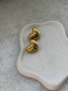 Kolczyki Serca Old money chunky