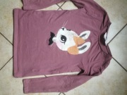 BLUZKA T-SHIRT króliczek H&M R.122)128