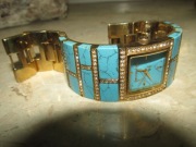 Michael Kors, efektowny, turkus, cyrkonie.
