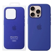 Silikonowe etui Apple iPhone 16 Pro z MagSafe - Ultramarine (granatowe)