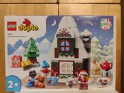 Nowe LEGO Duplo 10976 Piernikowy domek Świętego Mikołaja 