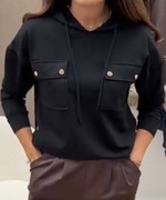 MEGI bluza złote guziki