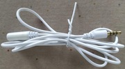 Przedłużacz minijack 4-pinowy słuchawek z mikrofonem 1,1 m