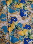 Viralowa gawroszka apaszka cytrynki jedwab viskoza