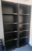 Regał Czarny Ikea BESTA wys 193 szer 60 gł. 38 5 półek