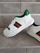 Białe zielone buty sportowe nowe 41 sneakersy adidasy 