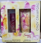 Cindy Crawford Summer Day zestaw edt 15ml+shower gel