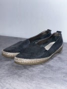 Baleriny The Flexx 37 – granatowe/czarne, bardzo dobry stan