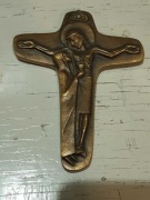 Krzyż Jedności Jezus i Matka Boża brąz unikat