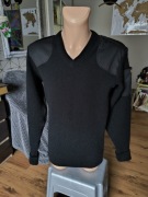 Sweter wełniany służbowy strażaka Pństwowa Straż Pożarna  czarny 180 Subor