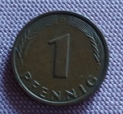 Niemcy RFN 1 pfennig 1992 D