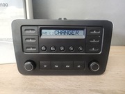 Radio VW Volkswagen R100 + kod nowe Passat b6 Golf 5 Caddy Polo Tiguan