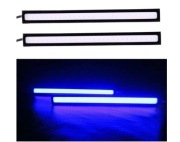 Mocne Światła LED NIEBIESKIE 12V 6W COB 17cm -2szt