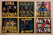 Vlepki ARKA GDYNIA, Cracovia, Lech, KSZO, Gryf Wej, Gwardia Kosz # 110