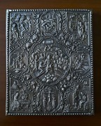 Ikona Rosja Zmartwychwstanie ze scenami męki Pańskiej