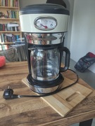 vintage retro elegancki ekspres przelewowy kawiarka