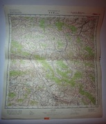 KROSNO _ Polska Wojskowa Mapa Topograficzna _ M-34-80 _ skala 1 : 100 000