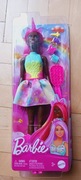 LALKA BARBIE DREAMTOPIA JEDNOROŻEC długie różowe włosy
