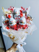 Słodki bukiet box Kinder pierwsza komunia święta urodziny Dzień dziecka