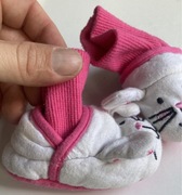 Kapcie ocieplacze dla niemowlaka od0-3 mca