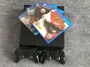 Playstation 4 500gb 5 gier 2 pady