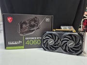 Karta graficzna MSI RTX 4060 Ventus 2x Black OC stan jak nowa