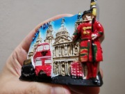 ZAGRANICZNY magnes na lodówkę Anglia LONDYN LONDON