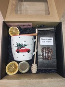 MINI BOX dla Niego zestaw prezentowy kubek auto choinka święta prezent