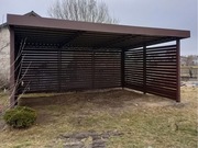 Wiata stalowa jednospadowa