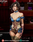 Figurka druk 3D żywica 12K " Lady Lace - F1278 " - 120 mm